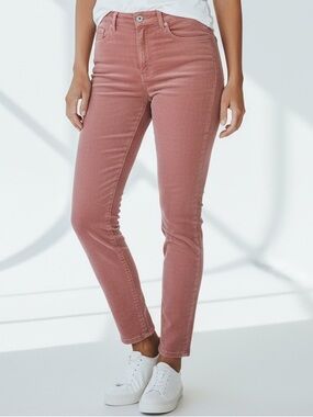 LOFT Made & Loved Micro Corduroy High Waist Skinny Pants